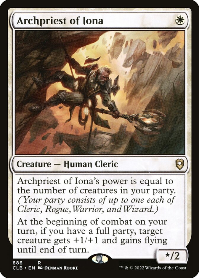 Archpriest of Iona [Commander Legends: Battle for Baldur's Gate] (686)
