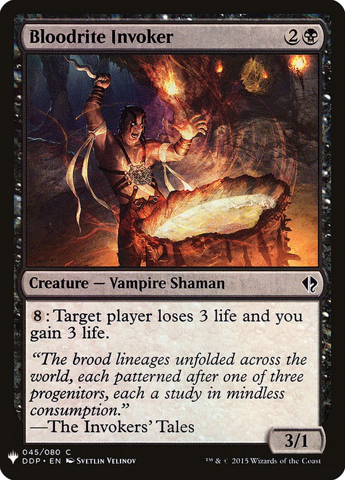 Bloodrite Invoker [The List] (DDP-45)