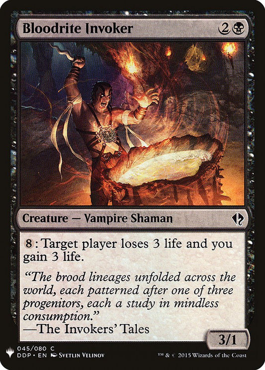 Bloodrite Invoker [The List] (DDP-45)