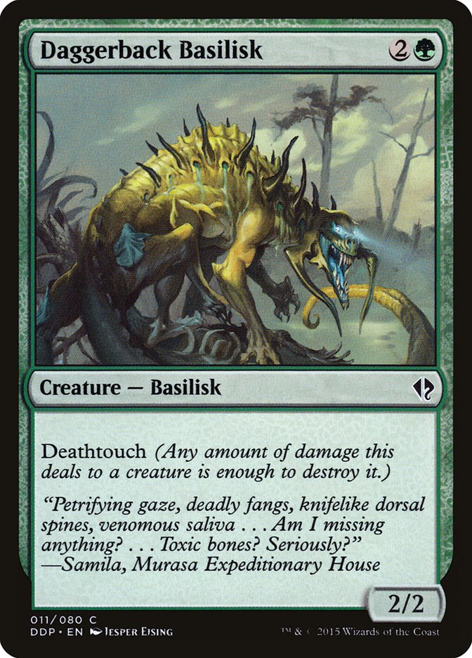 Daggerback Basilisk [Duel Decks: Zendikar vs. Eldrazi] (11)