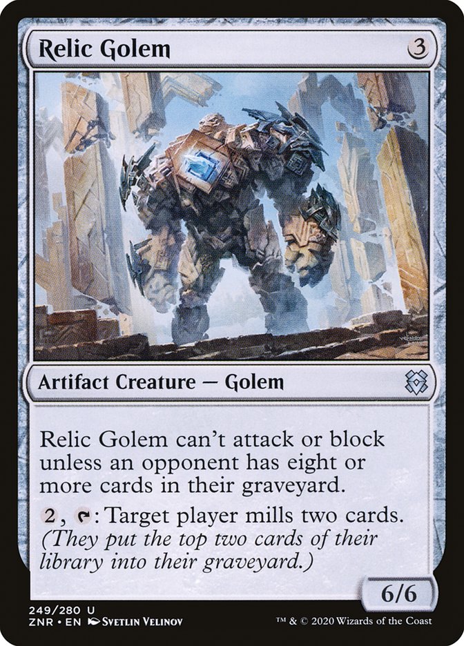 Relic Golem [Zendikar Rising] (249)
