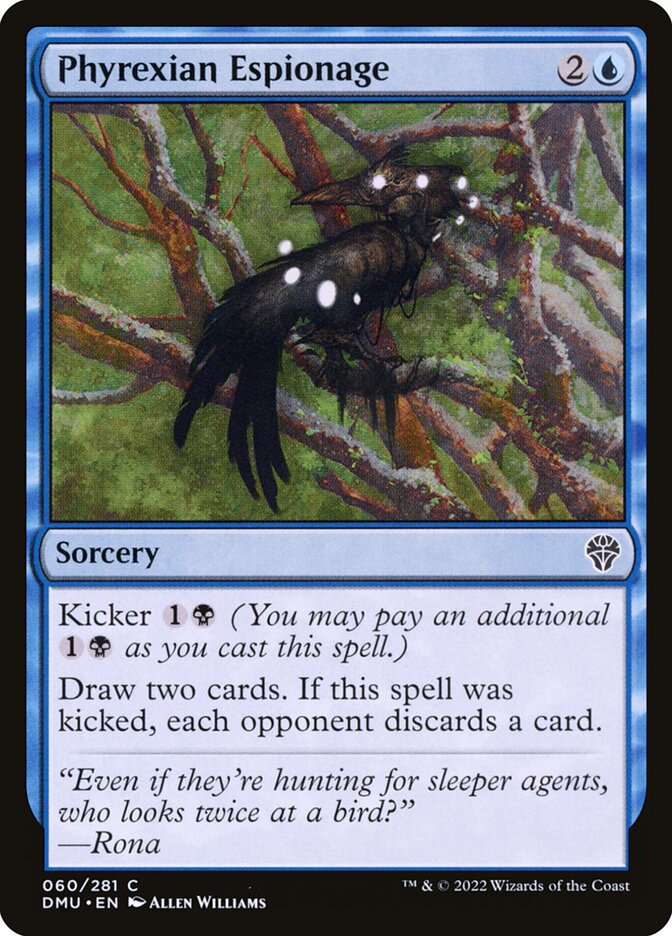 Phyrexian Espionage [Dominaria United] (60)