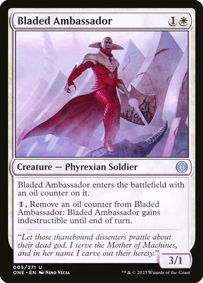Bladed Ambassador [Phyrexia: All Will Be One] (5)