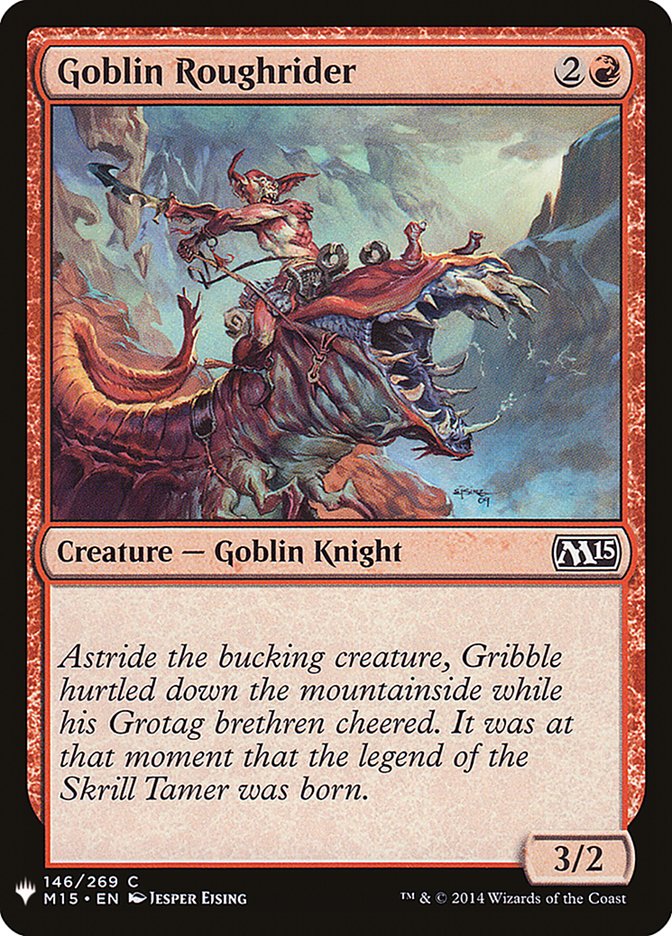 Goblin Roughrider [The List] (M15-146)
