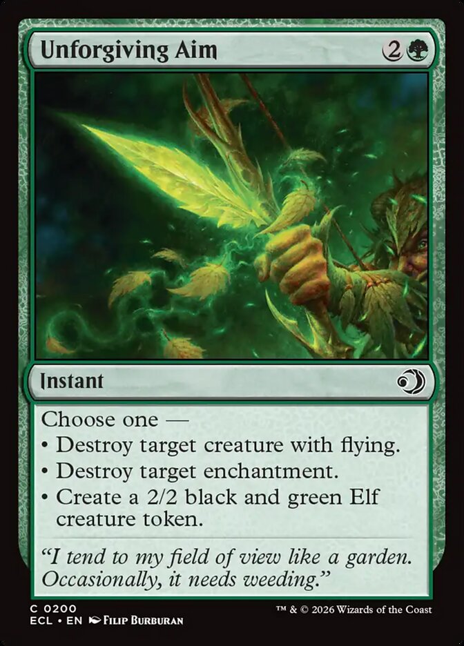 Unforgiving Aim [Lorwyn Eclipsed] (200)