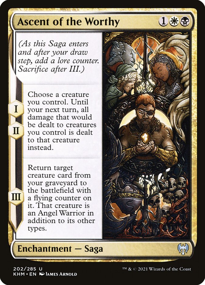 Ascent of the Worthy [Kaldheim] (202)