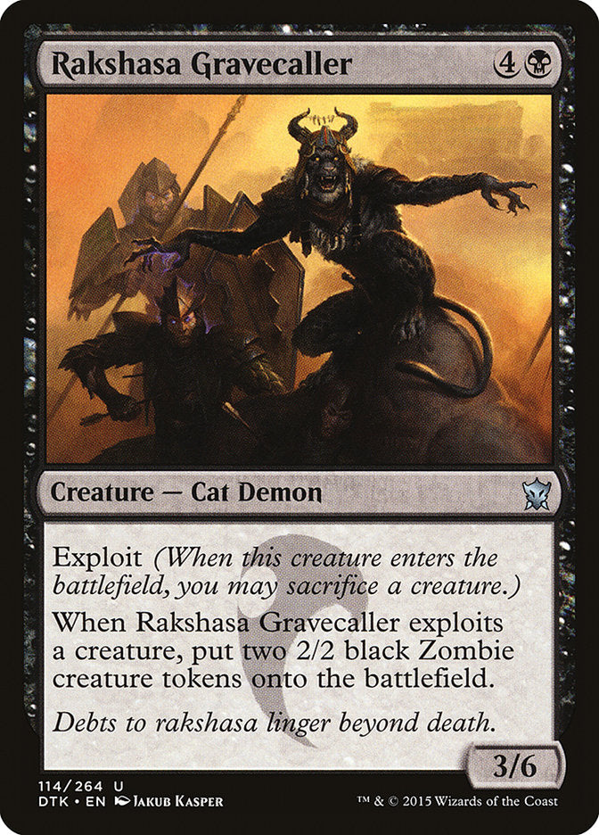 Rakshasa Gravecaller [Dragons of Tarkir] (114)