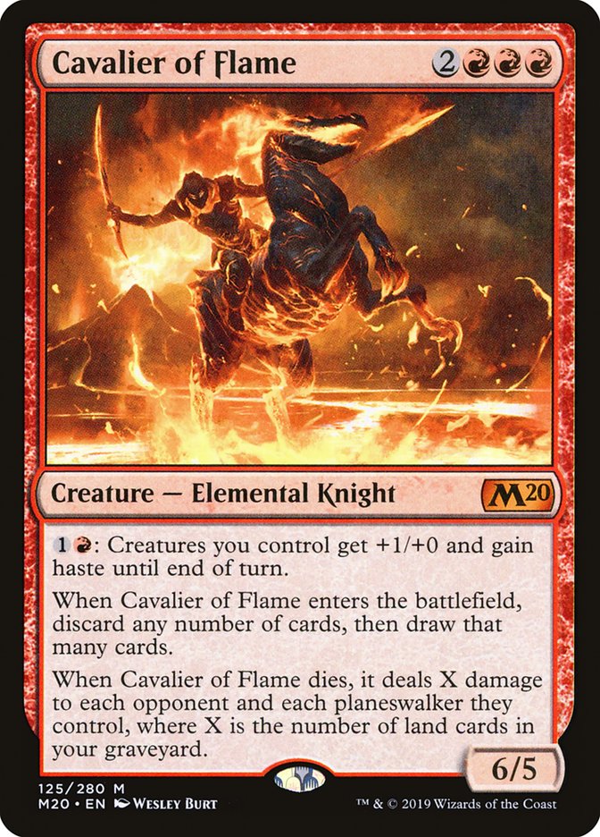 Cavalier of Flame [Core Set 2020] (125)
