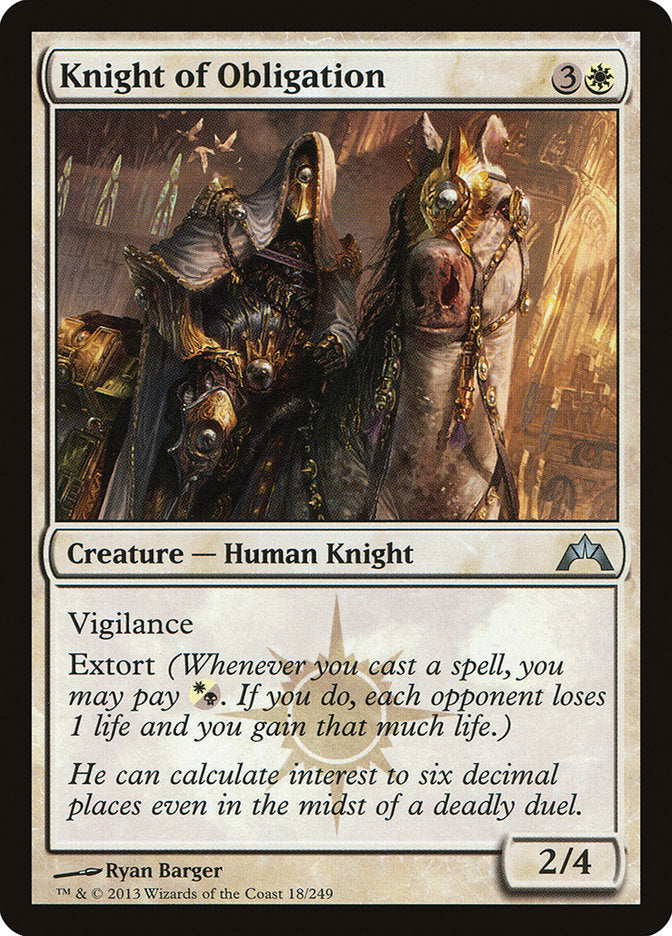 Knight of Obligation [Gatecrash] (18)