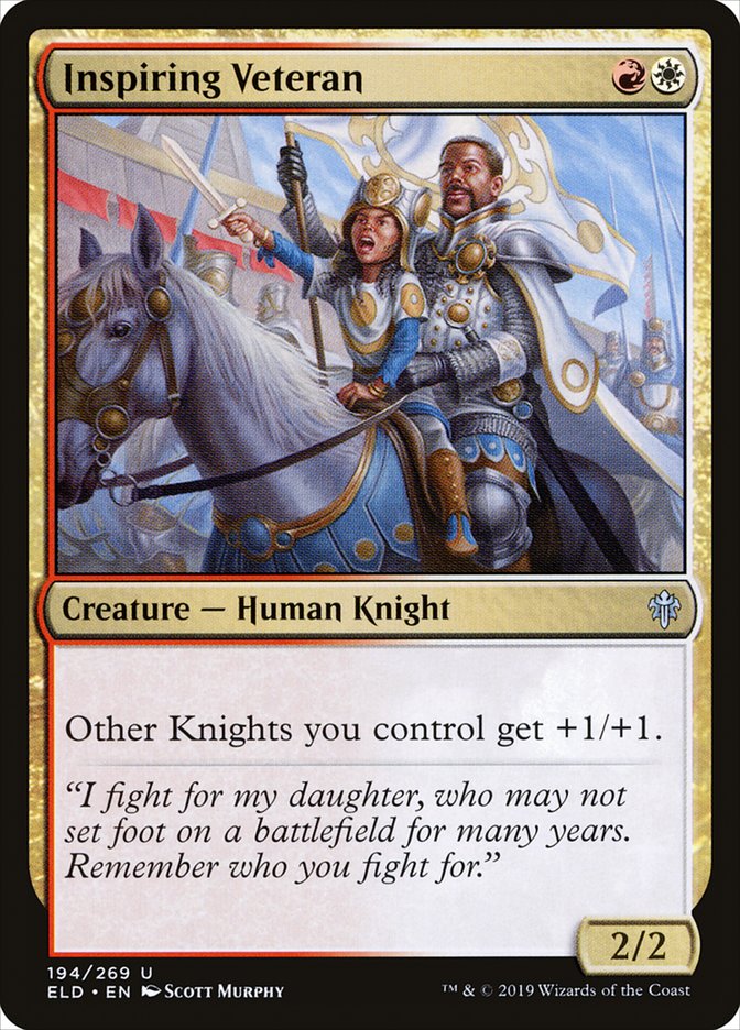 Inspiring Veteran [Throne of Eldraine] (194)