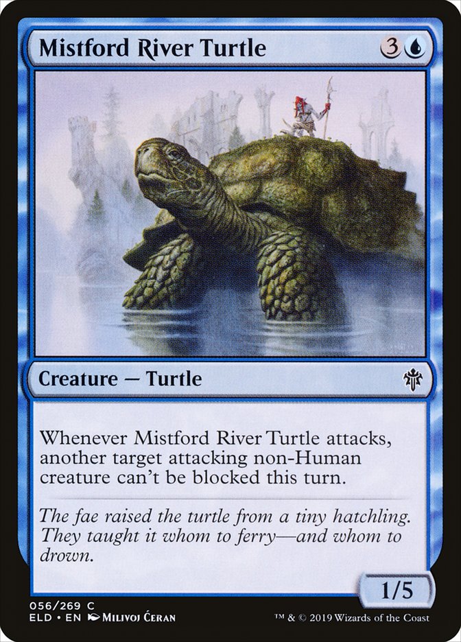 Mistford River Turtle [Throne of Eldraine] (56)