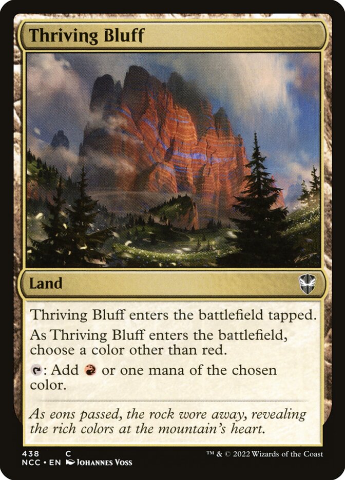 Thriving Bluff [New Capenna Commander] (438)