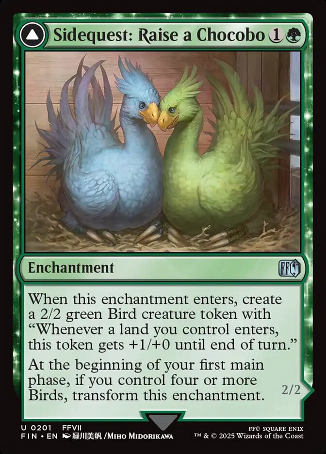 Sidequest: Raise a Chocobo // Black Chocobo [Final Fantasy] (201)