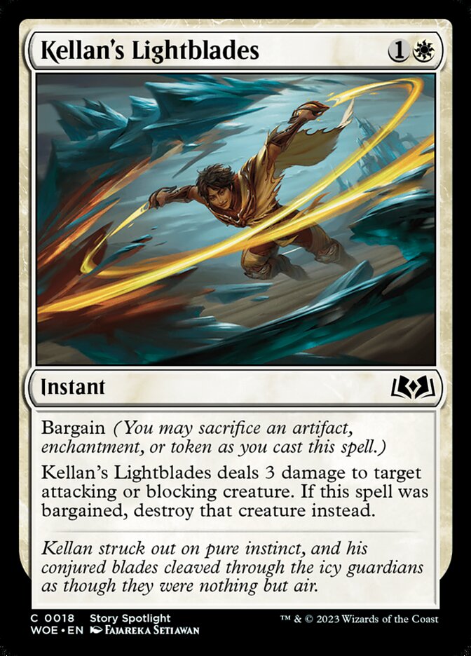 Kellan's Lightblades [Wilds of Eldraine] (18)