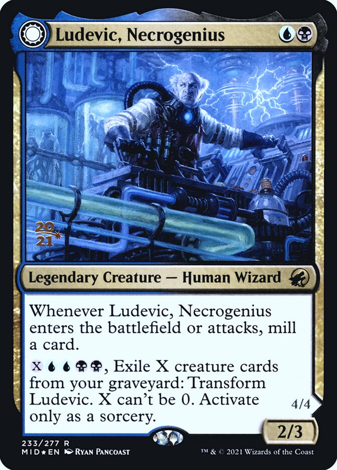 Ludevic, Necrogenius [Innistrad: Midnight Hunt Promos] (233s)