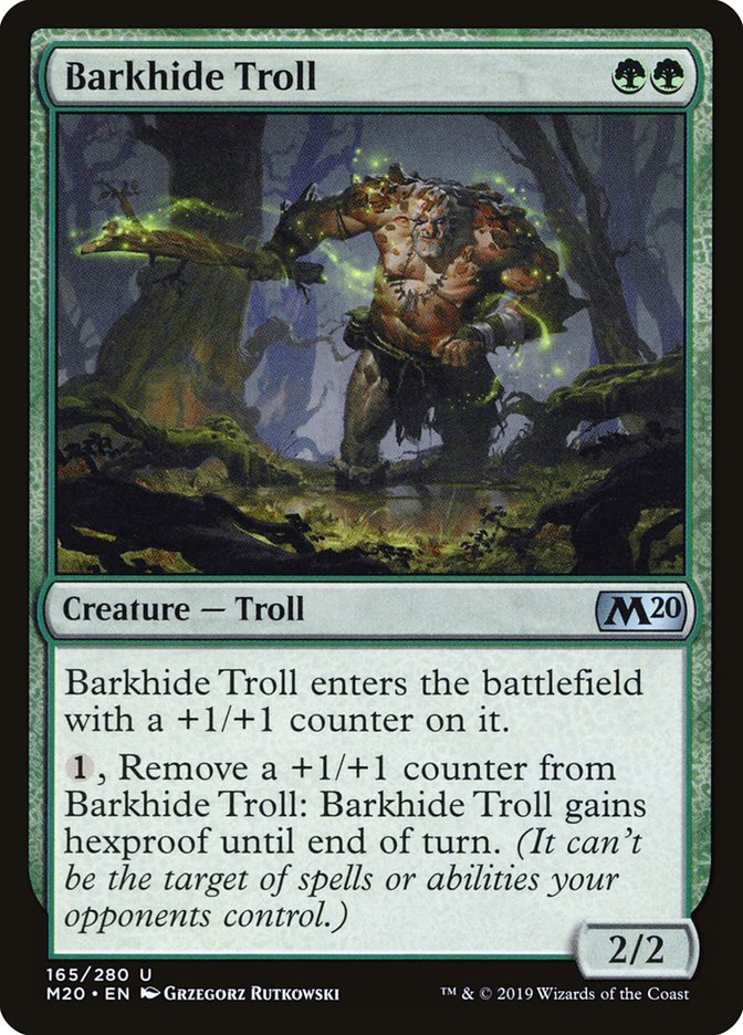 Barkhide Troll [Core Set 2020] (165)
