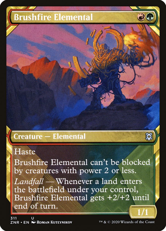 Brushfire Elemental [Zendikar Rising] (311)
