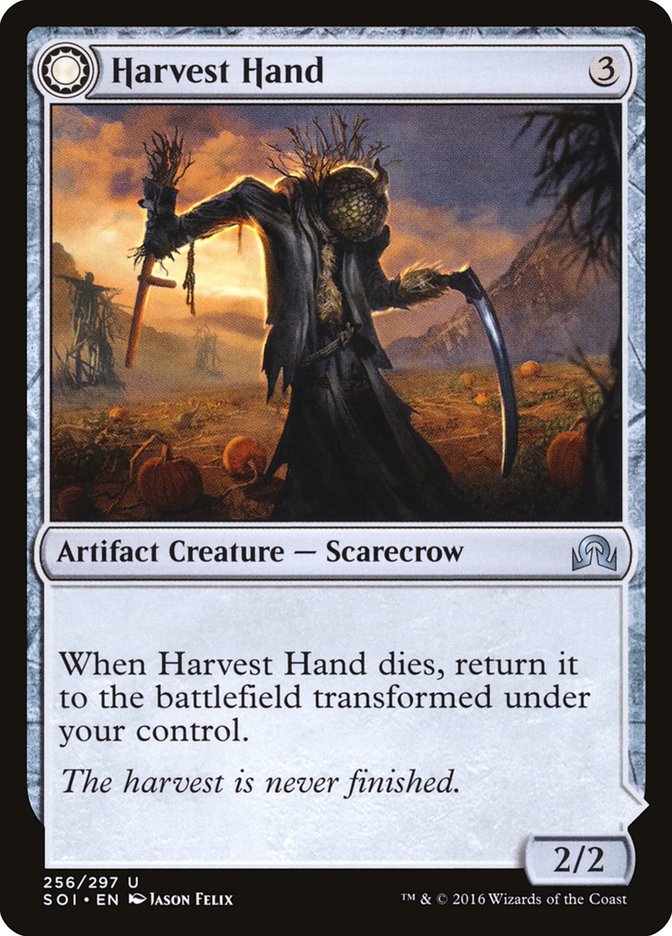 Harvest Hand // Scrounged Scythe [Shadows over Innistrad] (256)