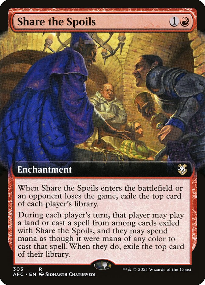 Share the Spoils [Forgotten Realms Commander] (303)