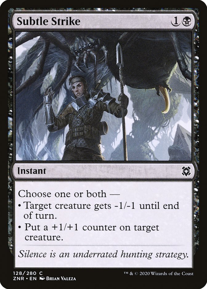 Subtle Strike [Zendikar Rising] (128)