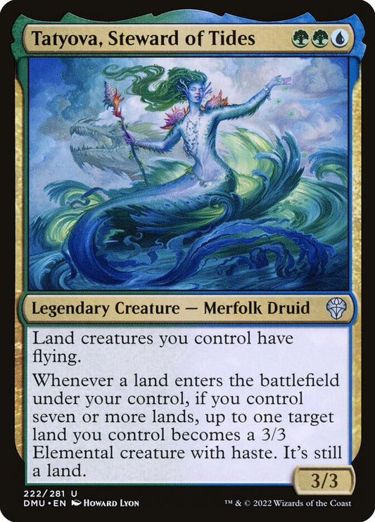 Tatyova, Steward of Tides [Dominaria United] (222)