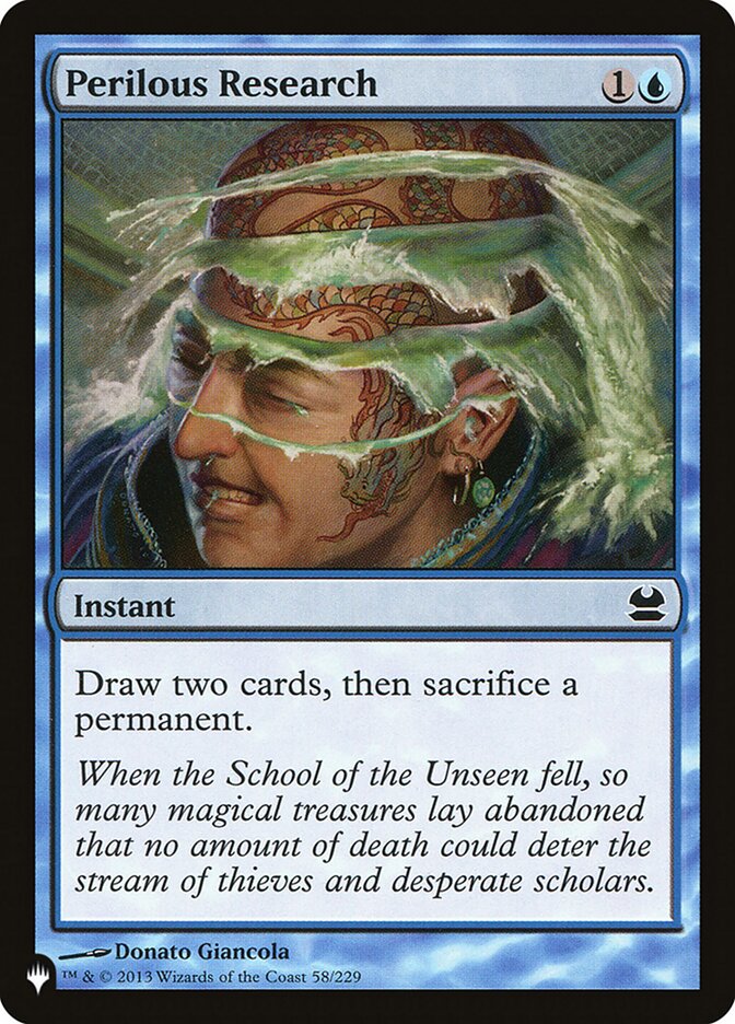 Perilous Research [The List] (MMA-58)