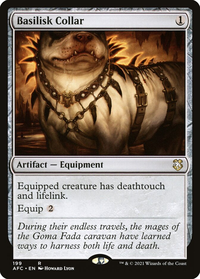 Basilisk Collar [Forgotten Realms Commander] (199)