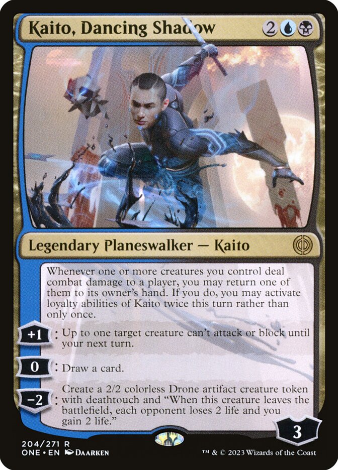 Kaito, Dancing Shadow [Phyrexia: All Will Be One] (204)