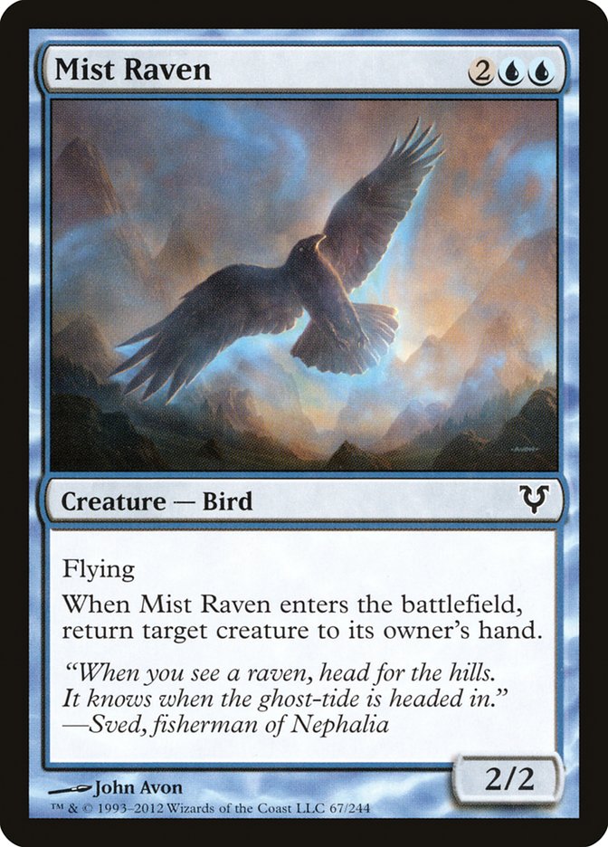 Mist Raven [Avacyn Restored] (67)