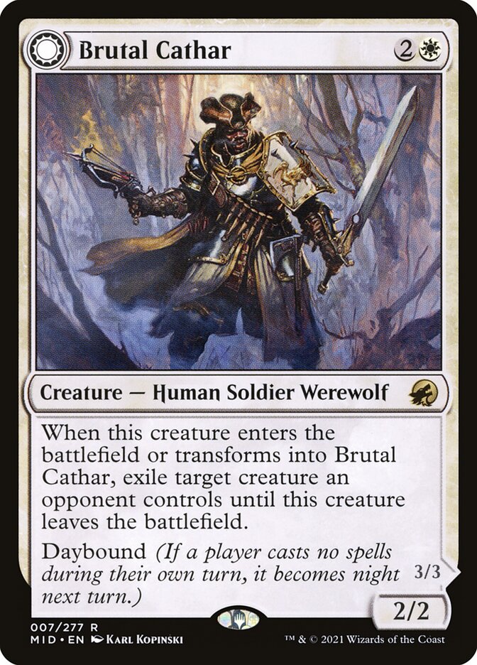 Brutal Cathar [Innistrad: Midnight Hunt] (7)