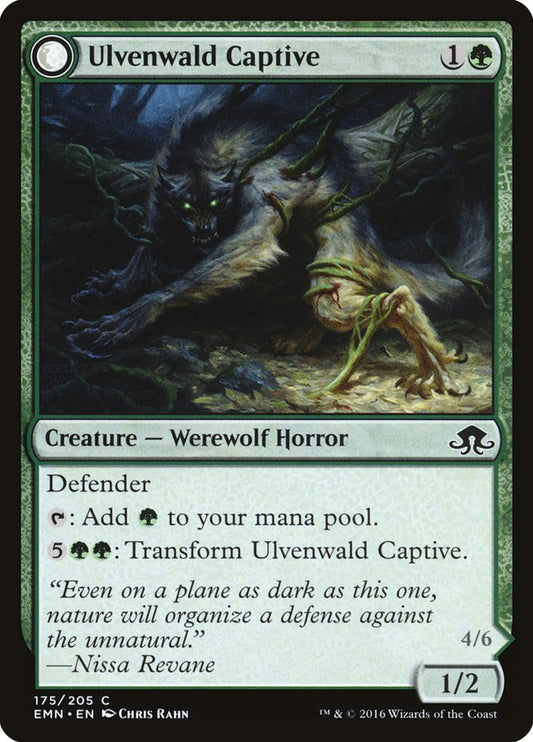 Ulvenwald Captive // Ulvenwald Abomination [Eldritch Moon] (175)