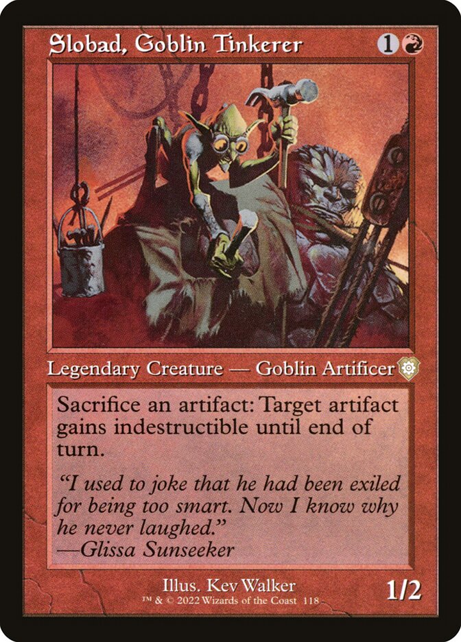 Slobad, Goblin Tinkerer [The Brothers' War Commander] (118)