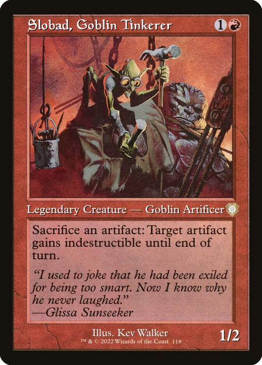 Slobad, Goblin Tinkerer [The Brothers' War Commander] (118)