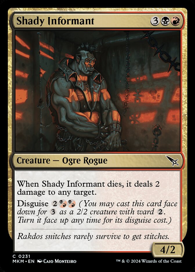 Shady Informant [Murders at Karlov Manor] (231)