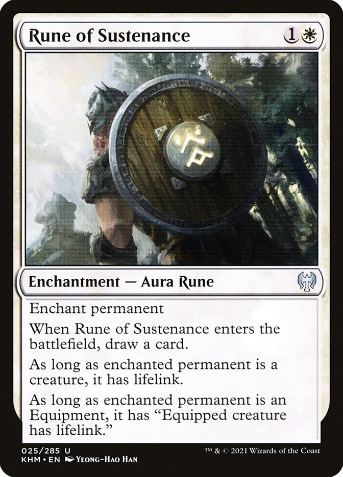 Rune of Sustenance [Kaldheim] (25)