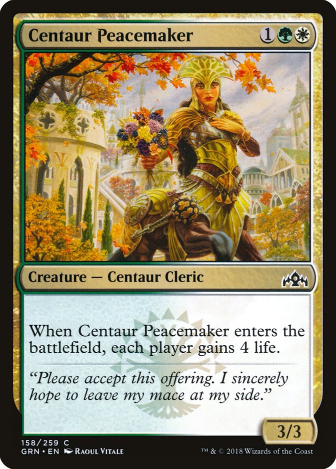 Centaur Peacemaker [Guilds of Ravnica] (158)