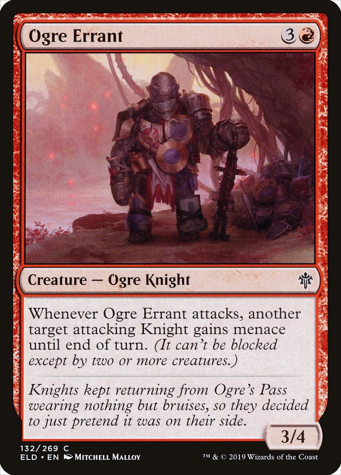 Ogre Errant [Throne of Eldraine] (132)