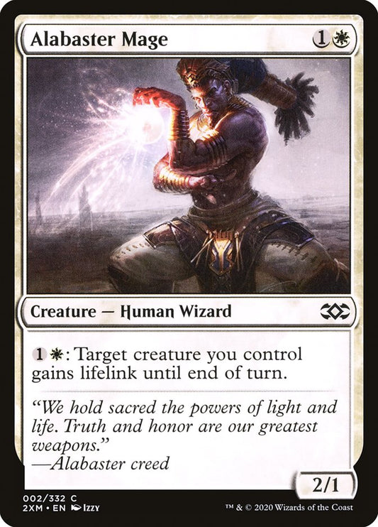Alabaster Mage [Double Masters] (2)