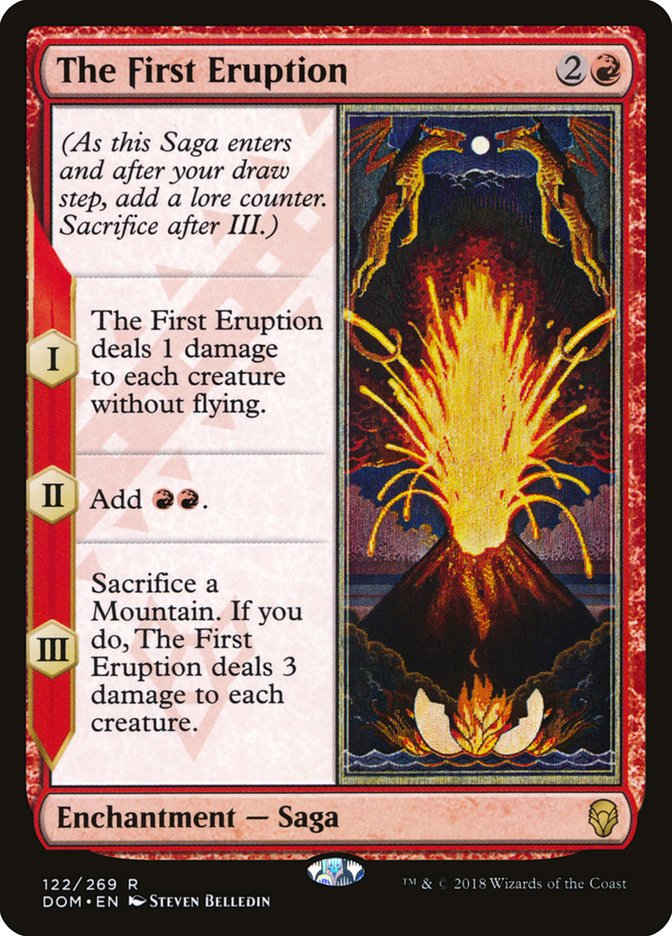 The First Eruption [Dominaria] (122)
