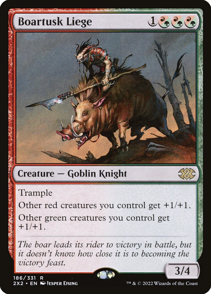 Boartusk Liege [Double Masters 2022] (186)