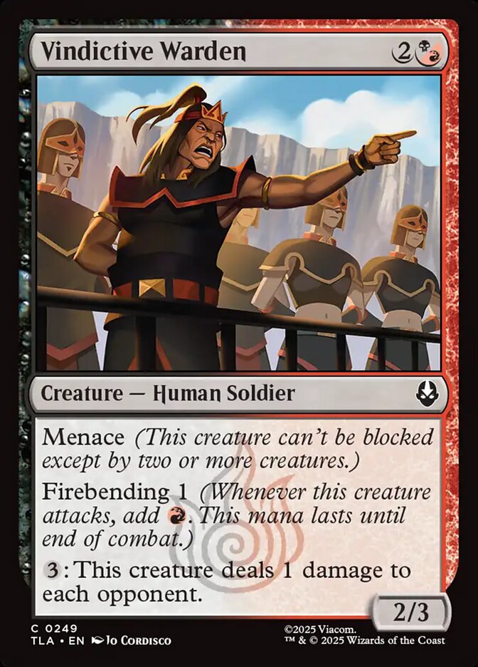 Vindictive Warden [Avatar: The Last Airbender] (249)