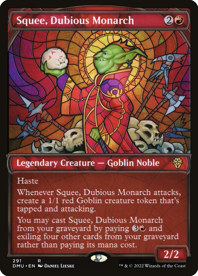 Squee, Dubious Monarch [Dominaria United] (291)