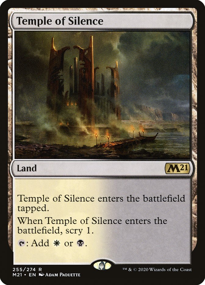 Temple of Silence [Core Set 2021] (255)