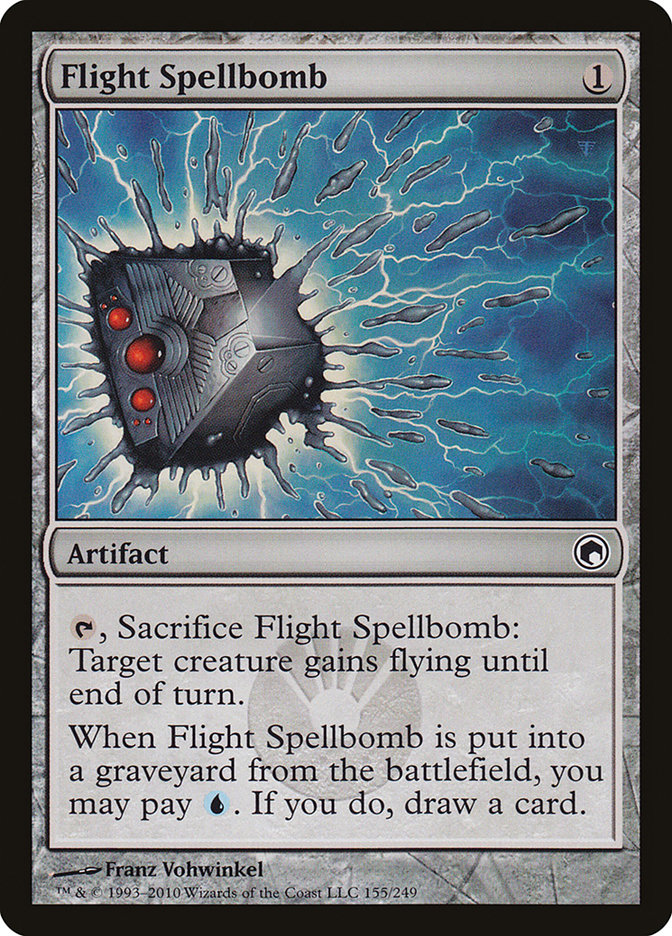 Flight Spellbomb [Scars of Mirrodin] (155)