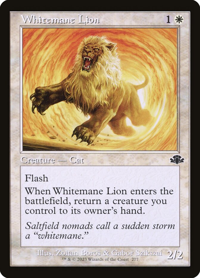 Whitemane Lion [Dominaria Remastered] (277)