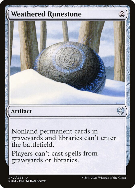 Weathered Runestone [Kaldheim] (247)