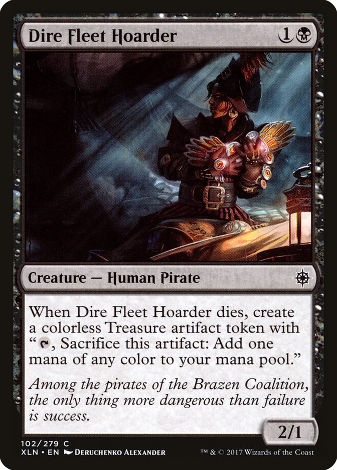 Dire Fleet Hoarder [Ixalan] (102)