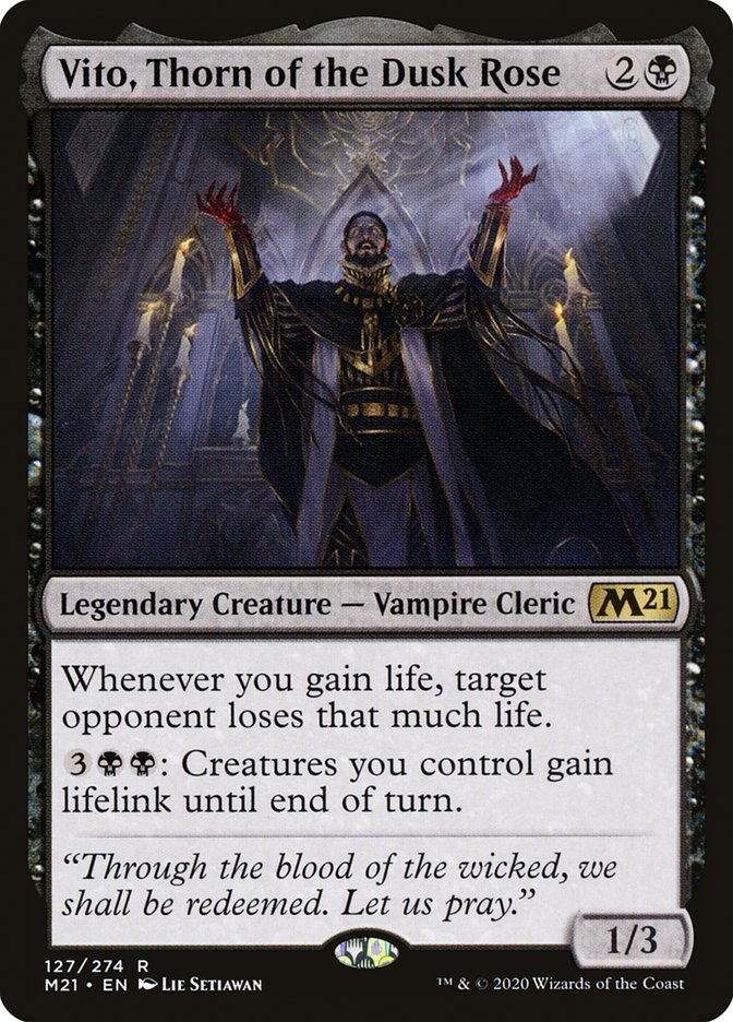 Vito, Thorn of the Dusk Rose [Core Set 2021] (127)