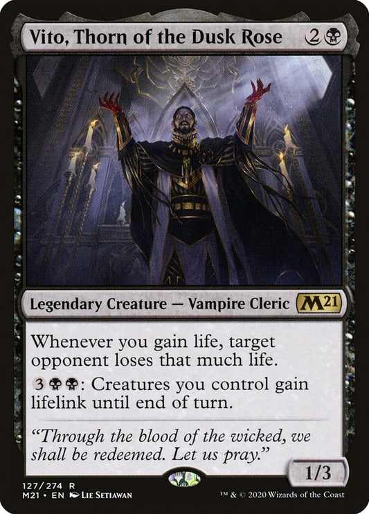 Vito, Thorn of the Dusk Rose [Core Set 2021] (127)