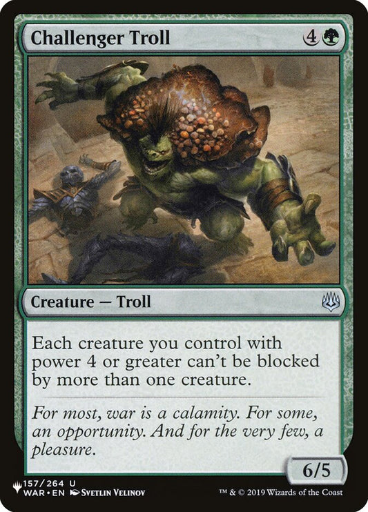 Challenger Troll [The List] (WAR-157)